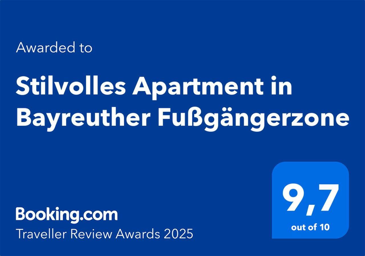 Stilvolles Apartment In Bayreuther Fussgaengerzone Bagian luar foto
